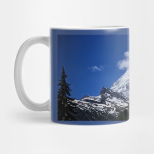 The Matterhorn under a clear blue sky Mug